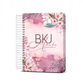 BBLIA KING JAMES 1611 ANOTE PURPLE FLOWER